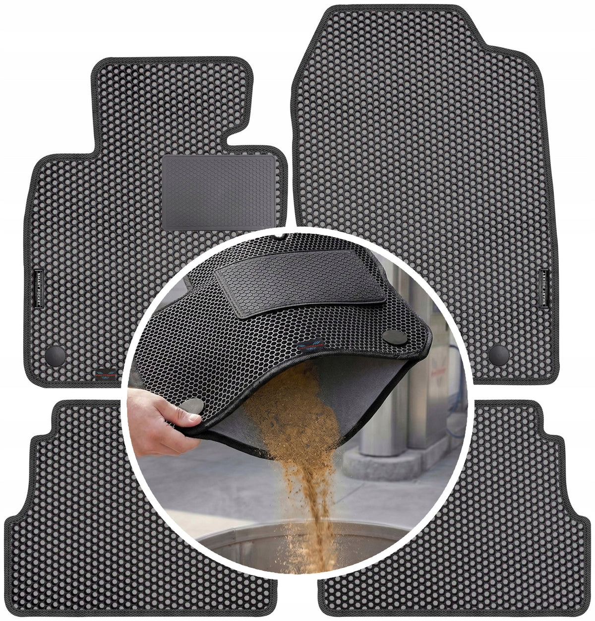 Mazda CX-5 II SUV 2017-2025 EVA SMART POCKET Rugs Packaging status original