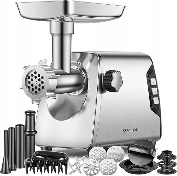 Meat grinder Aobosi MGJ-180 3000 W 3,2 kg/min silver