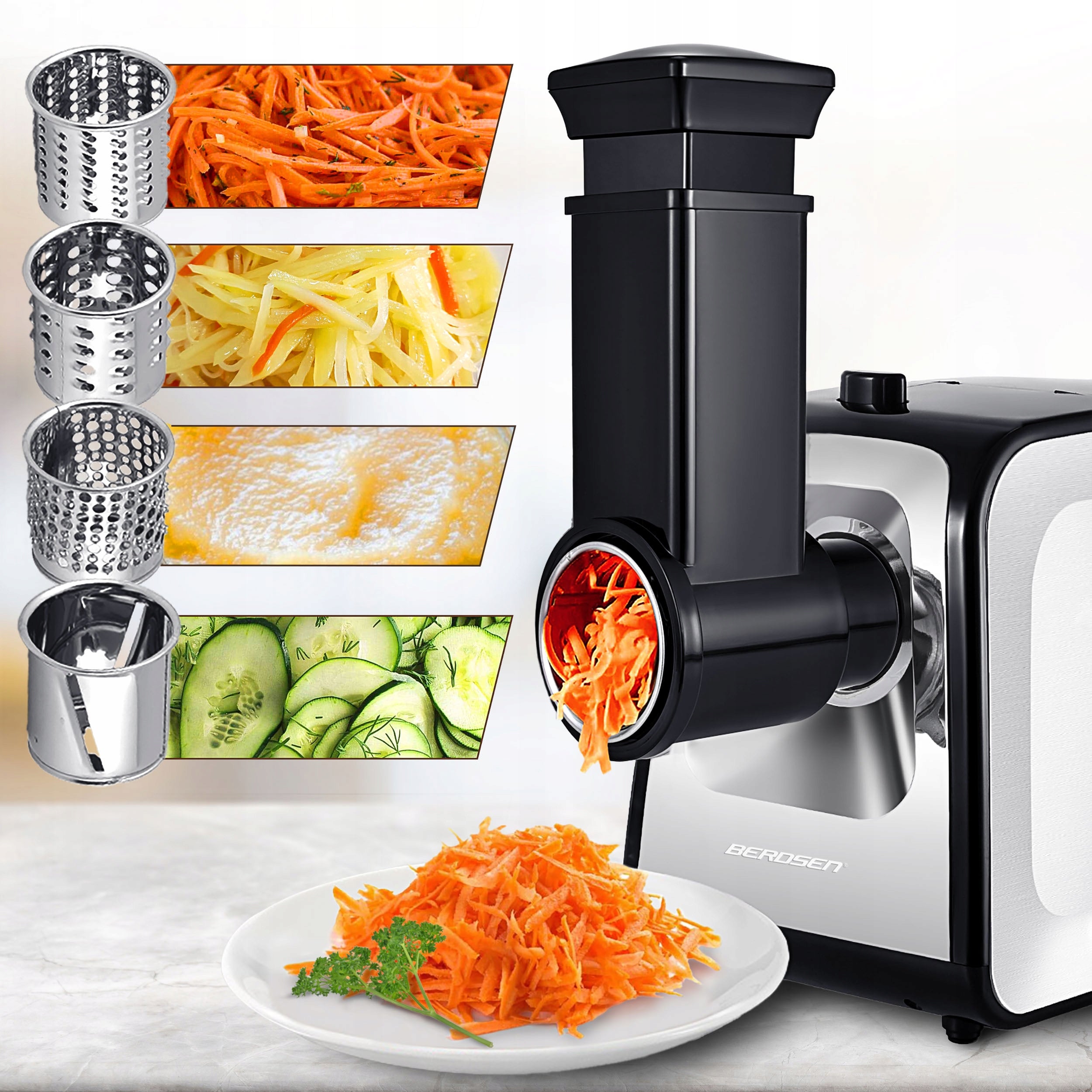 Meat grinder BERDSEN vegetable shredder Power rating 1200 W