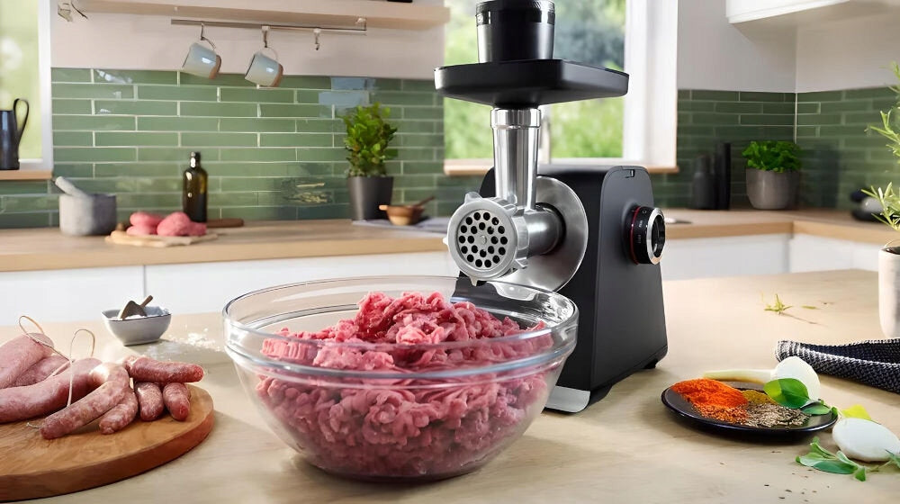 Meat grinder BOSCH MFWS682B Dominant color black