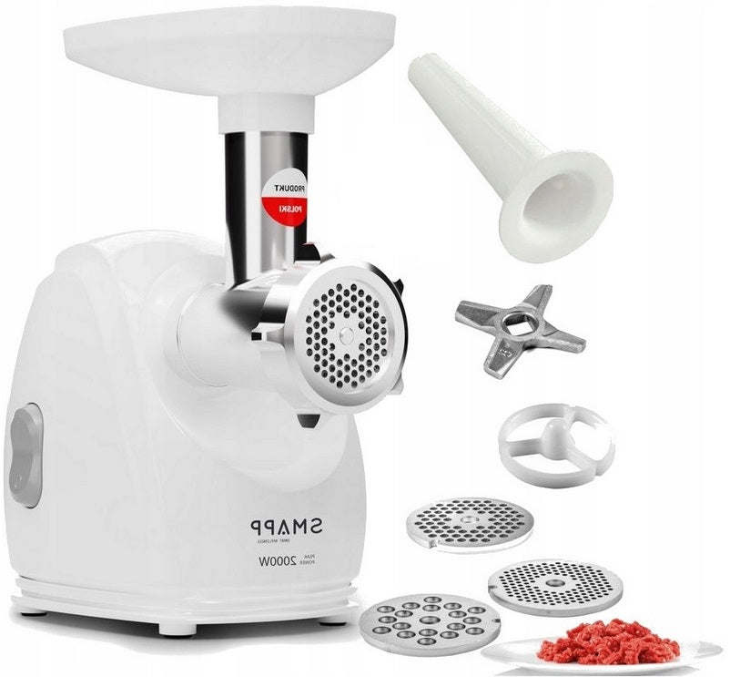 Meat grinder SMAPP 489.8 white 2000 W Reverse gear no