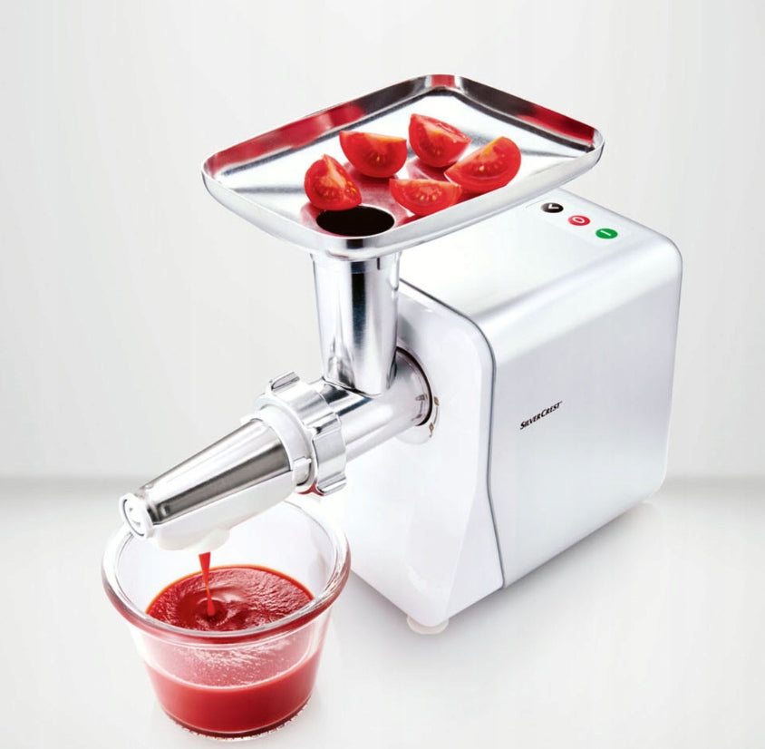 Meat grinder SilverCrest SFW 350 E6 white 350 W Packaging status original