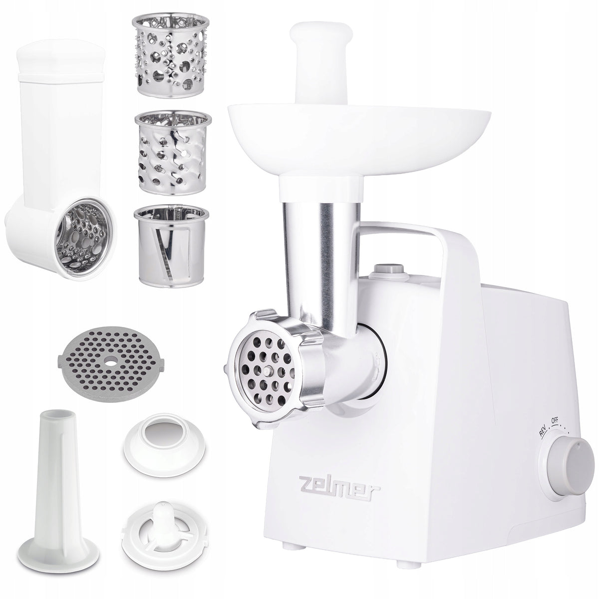 Meat grinder Zelmer ZMM1335B white 300 W