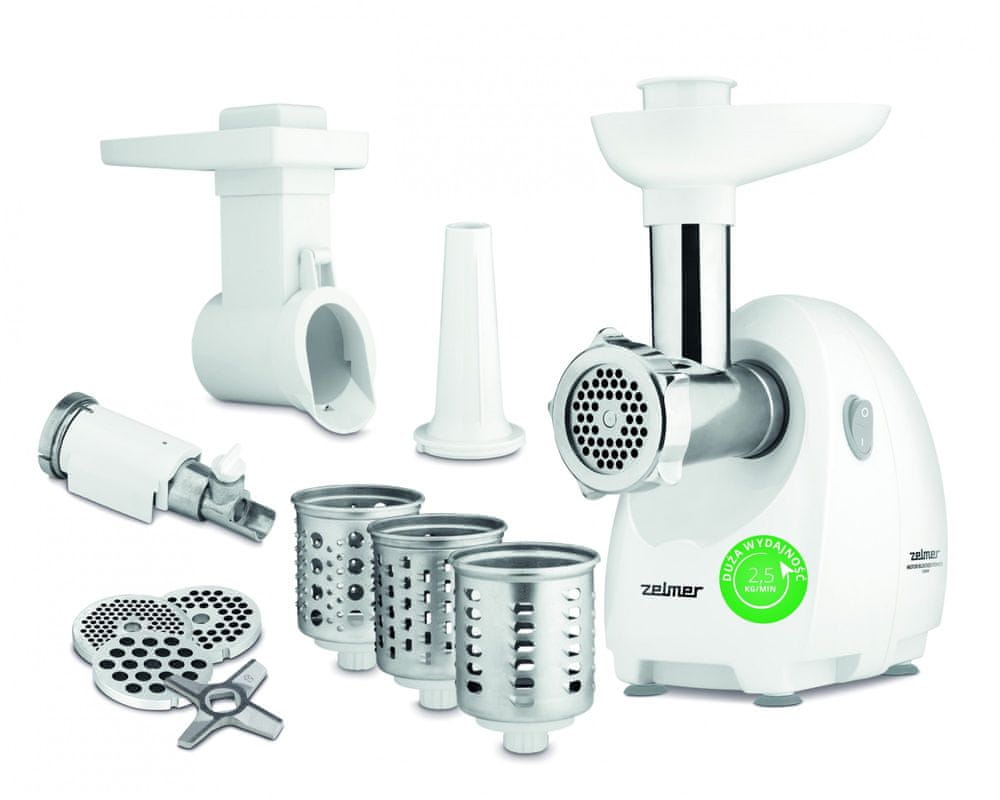 Meat grinder Zelmer ZMM4055B 1900 W 2,5 kg/min shredder Packaging status original