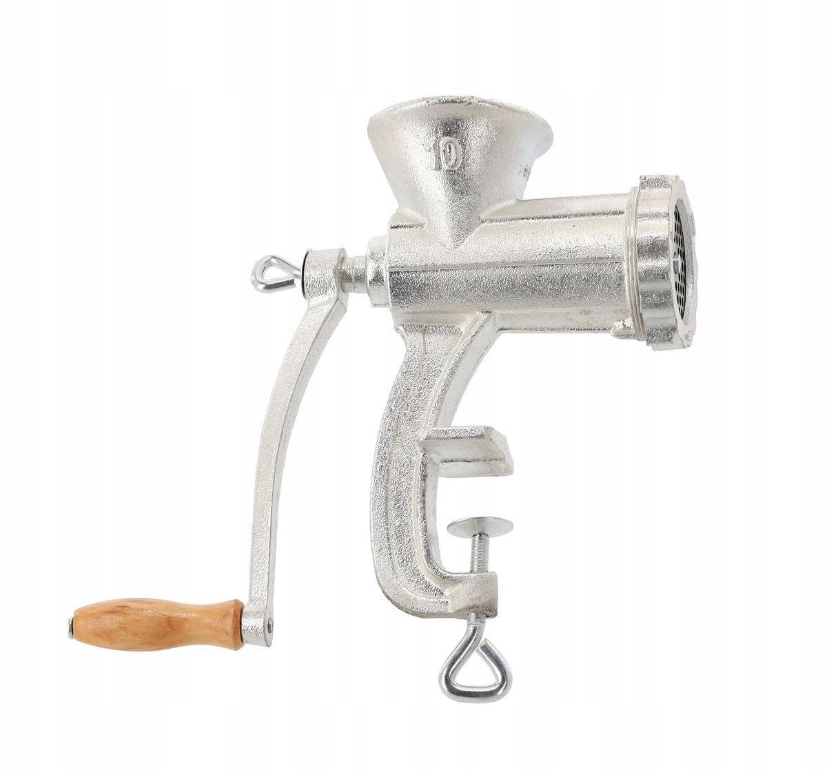 Meat grinder manual silver 1 W SOLID AND RELIABLE CAST IRON Manufacturer code MAH1656