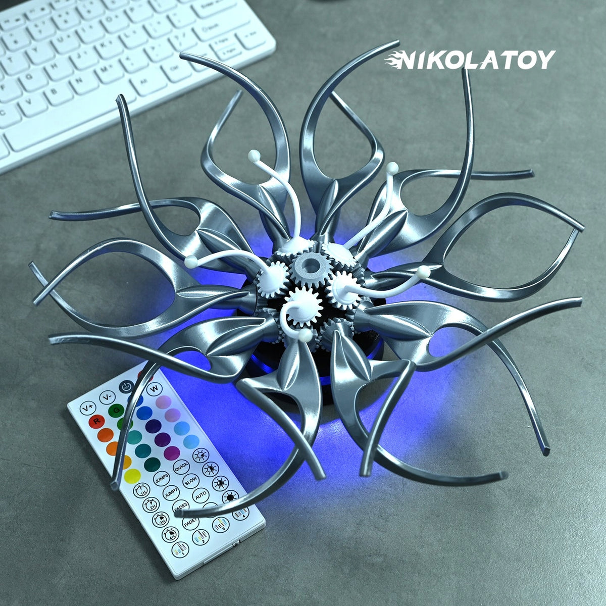 Mechanical Interactive Flowers DIY RGB Remote Control, NIKOLATOY App, Gift Brand no brand