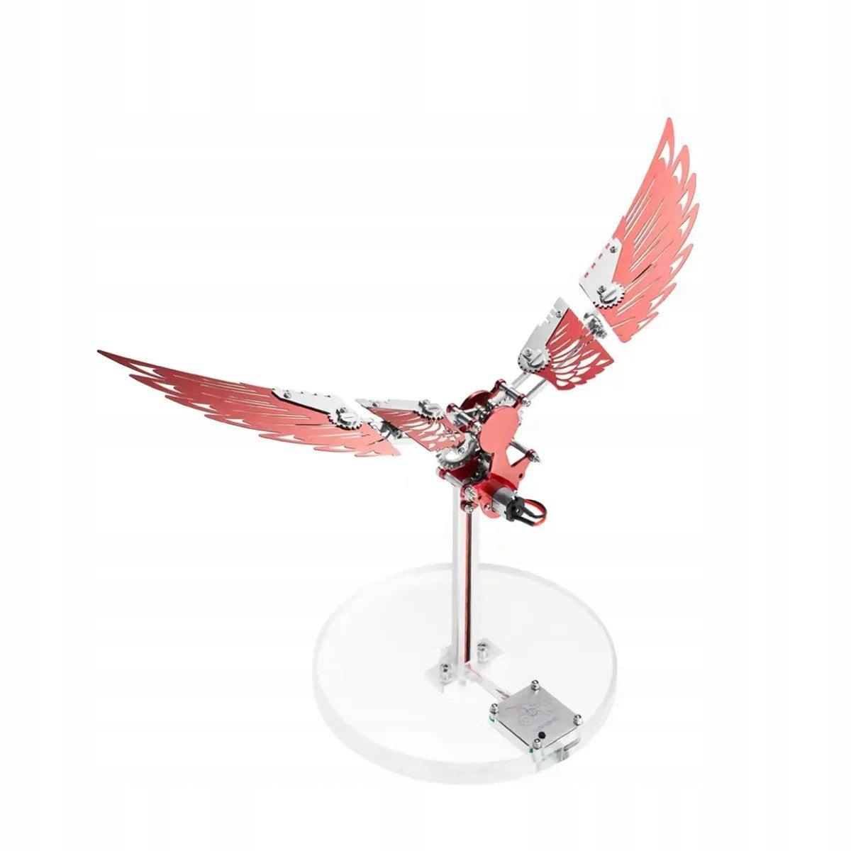 Mechanical Metal Bird Model DIY Folding Movable Wings Gift