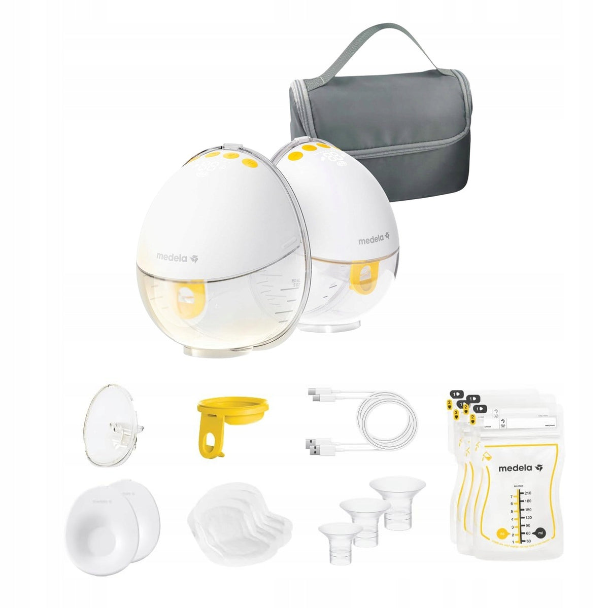 Medela Motion InBra Double Electric Breast Pump + Bag Packaging status original