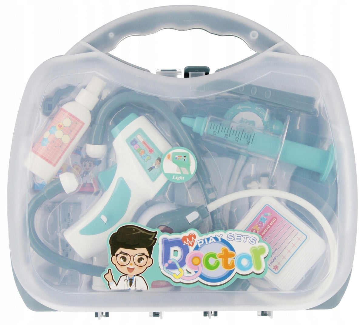 Medical Suitcase Set for Children Little Doctor Toy with Swede