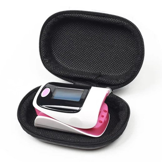 Medical finger pulse oximeter Yongrow 80C OLED pink