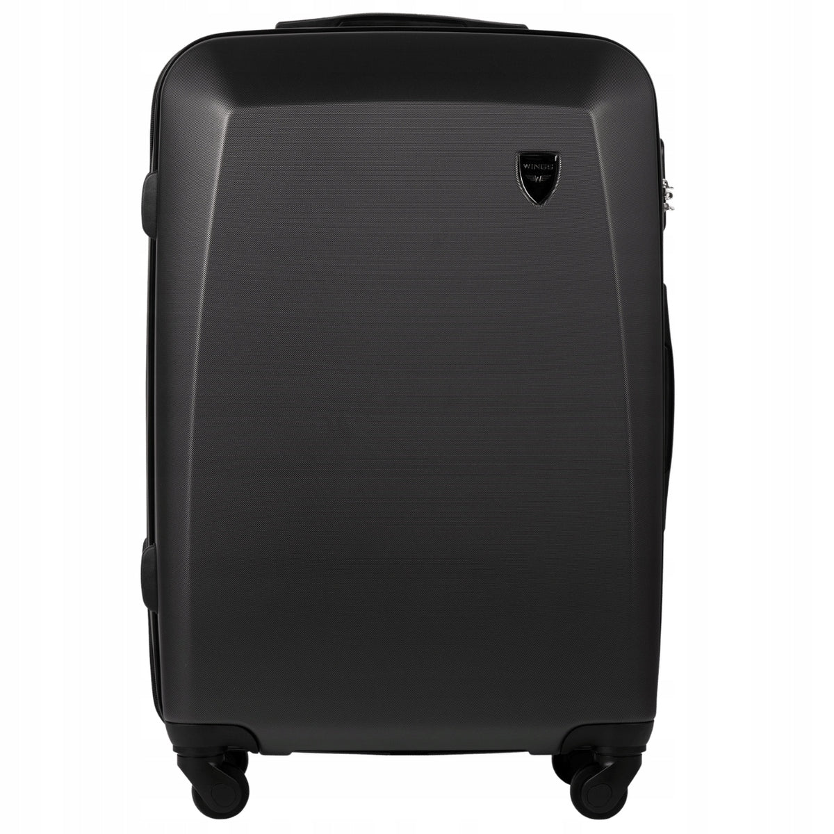 Medium Registered Suitcase ABS+ WINGS 4 Wheels Travel Luggage Manufacturer code 0125-M-D.GREY