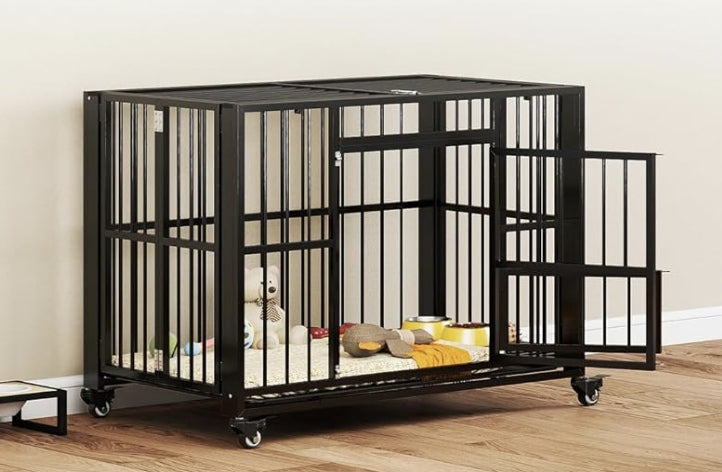 Medium Small Aluminum Dog Playpen with Floor 93,5x57,5x77,5cm Cage Packaging status original