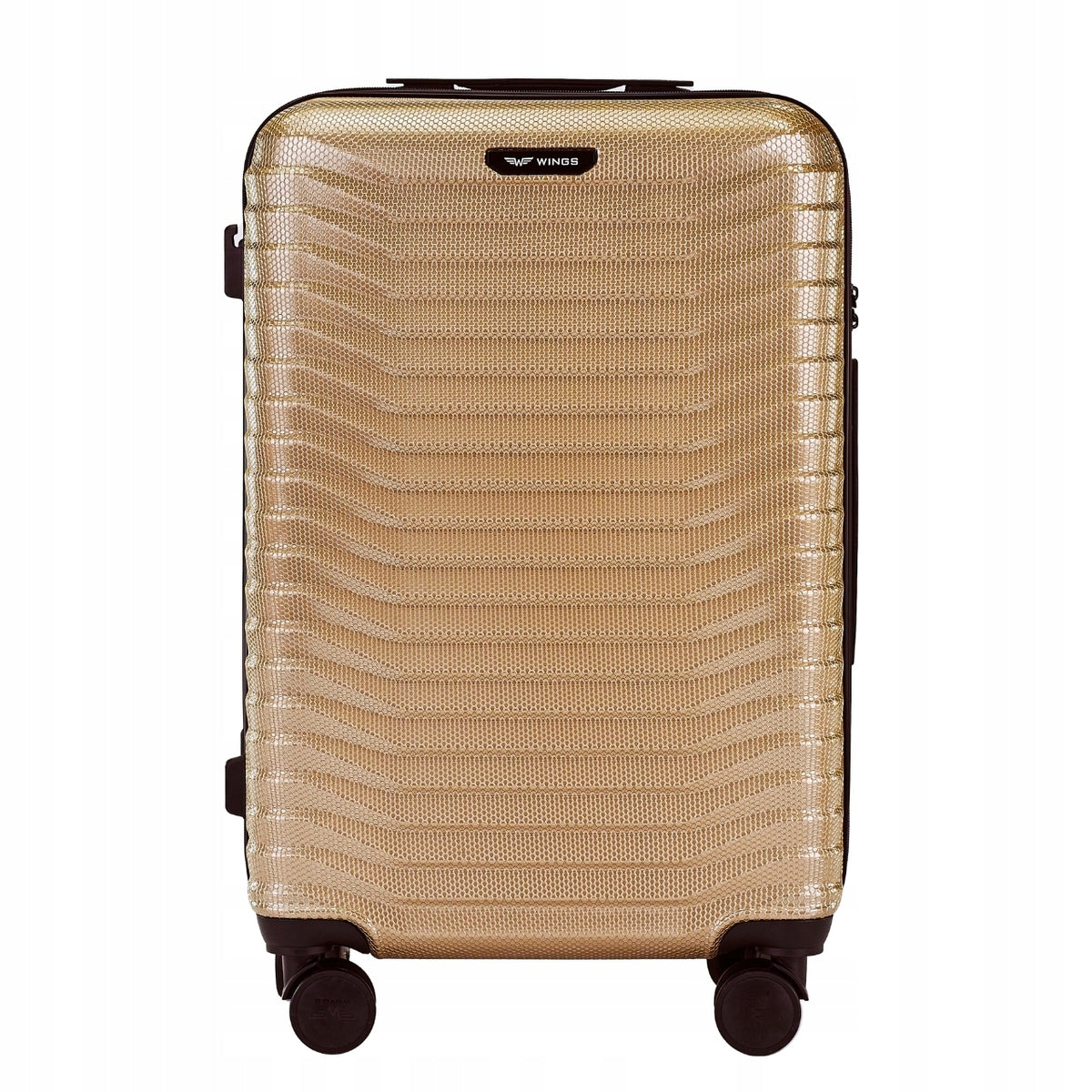 Medium suitcase WINGS 24 inches lightweight polycarbon roomy luggage 63L travel Brand Wings