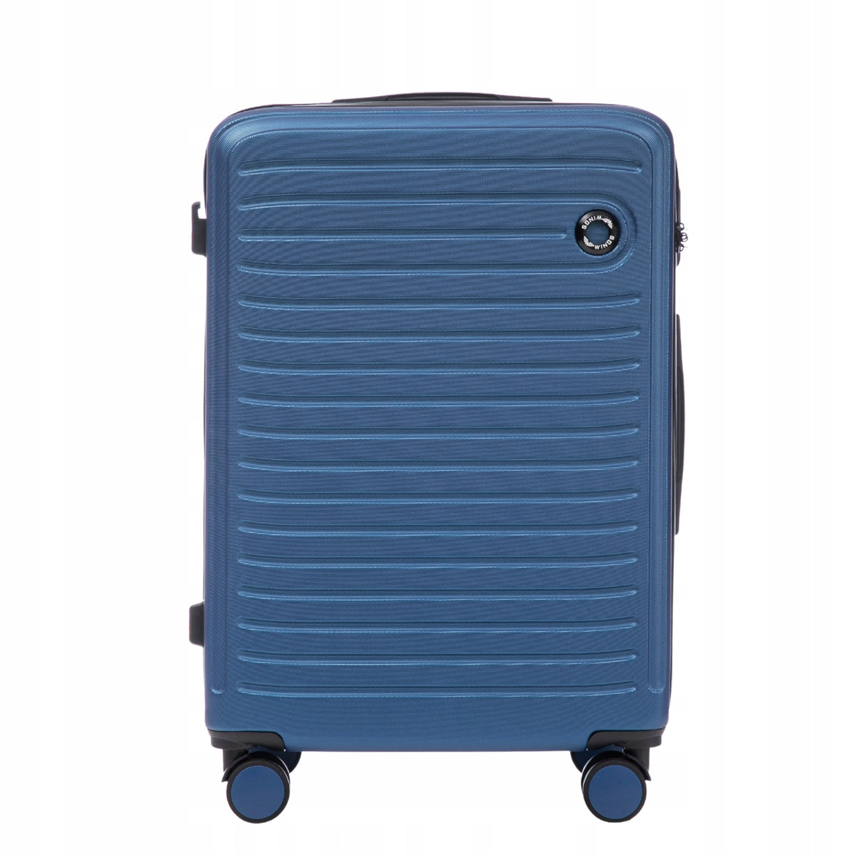 Medium suitcase made of ABS hard travel luggage sent XL on 4 wheels WINGS Packaging status original