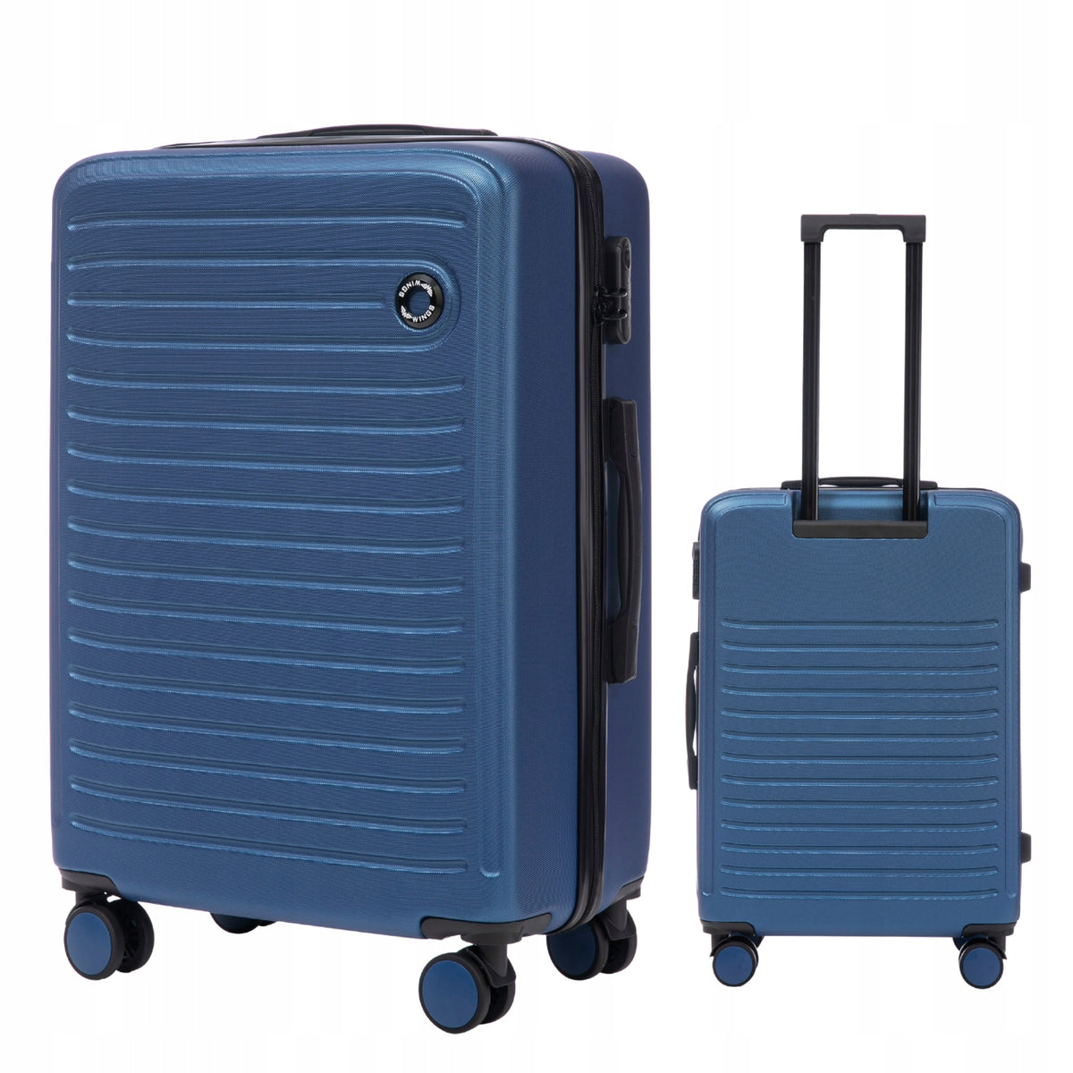 Medium suitcase made of ABS hard travel luggage sent XL on 4 wheels WINGS