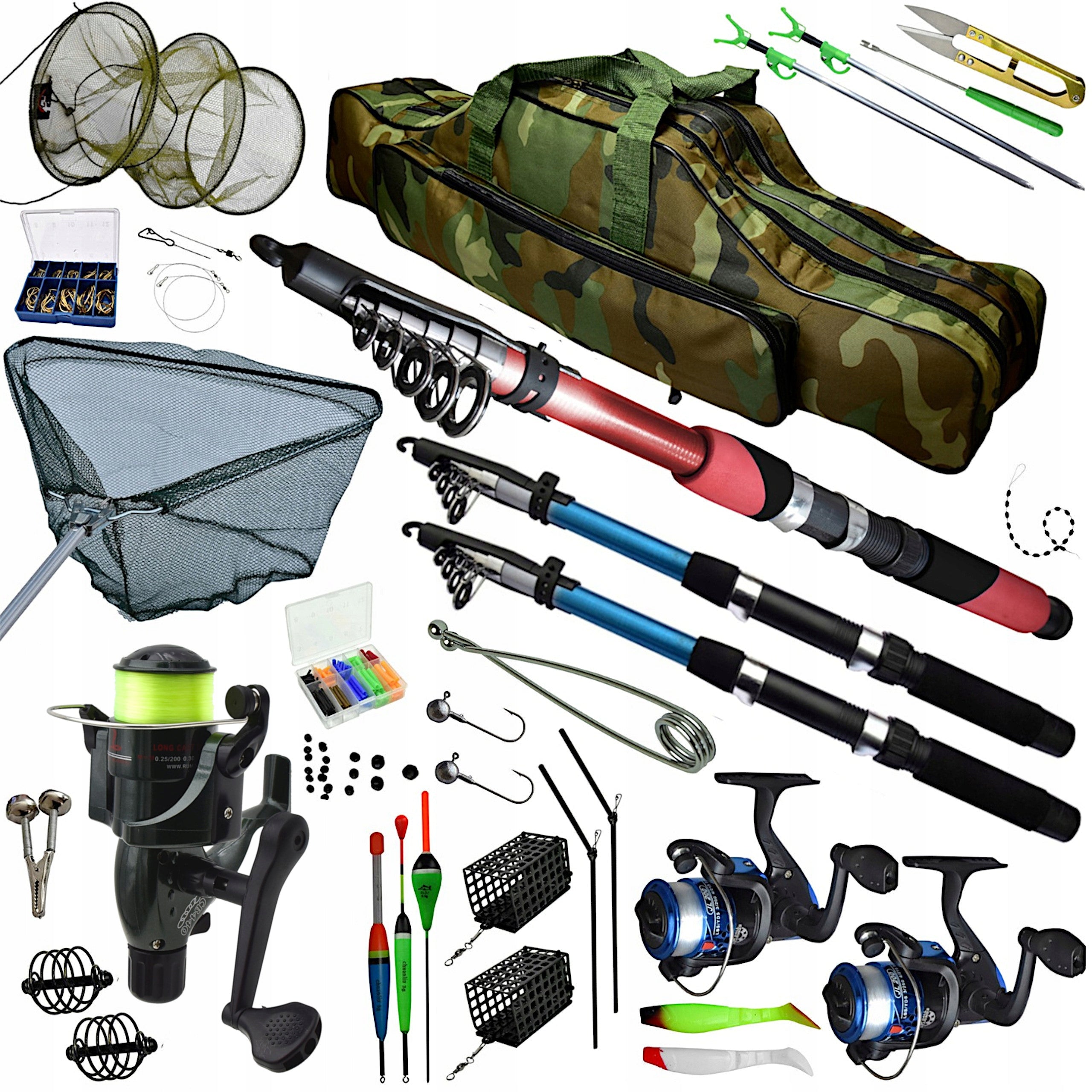Mega FISHING SET XXL FLOAT GROUND SPINNING