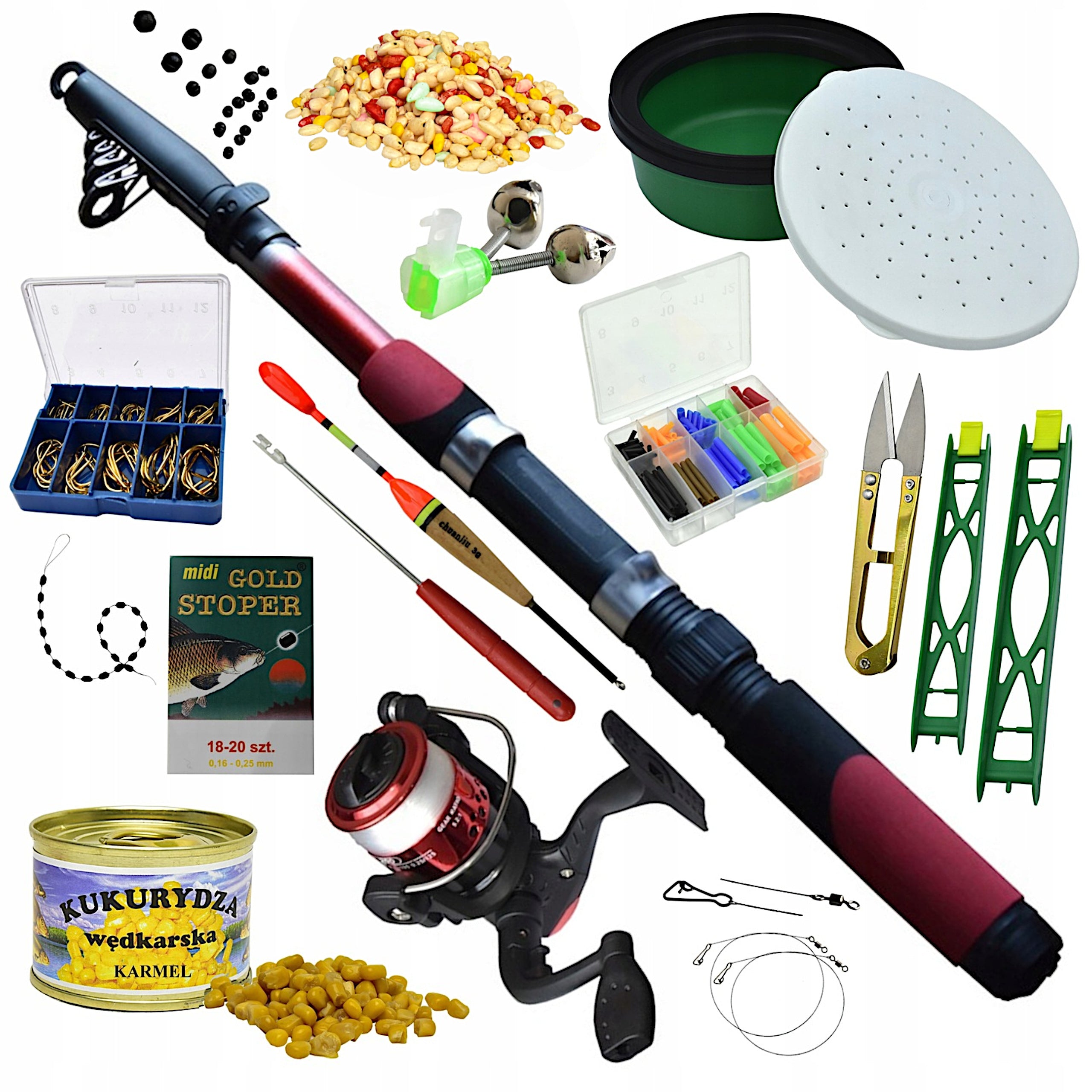 Mega Fishing Kit Fishing Rod Reel Accessories
