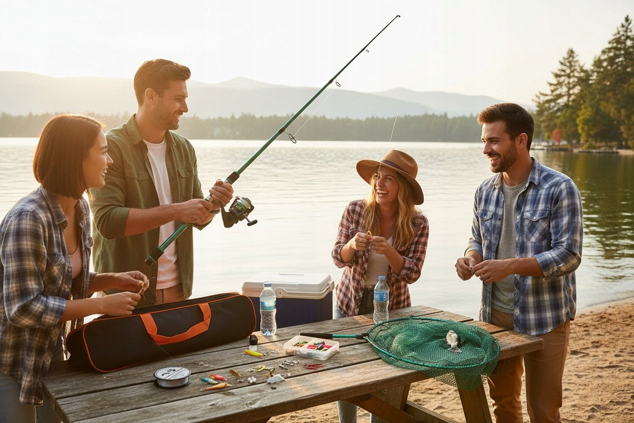 Mega Fishing Set Float Spinning Ready Fishing Rod Bait Mesh Manufacturer code 5903890733735