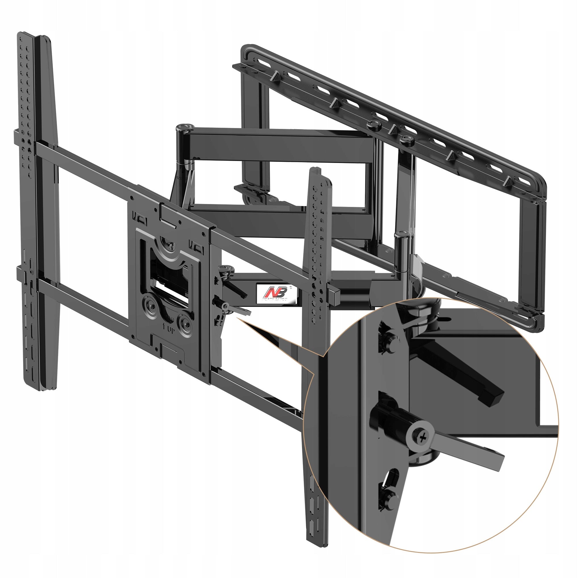 Mega Strong and Sturdy Rotating TV Mount TV Hanger 75-110" VESA Packaging status original
