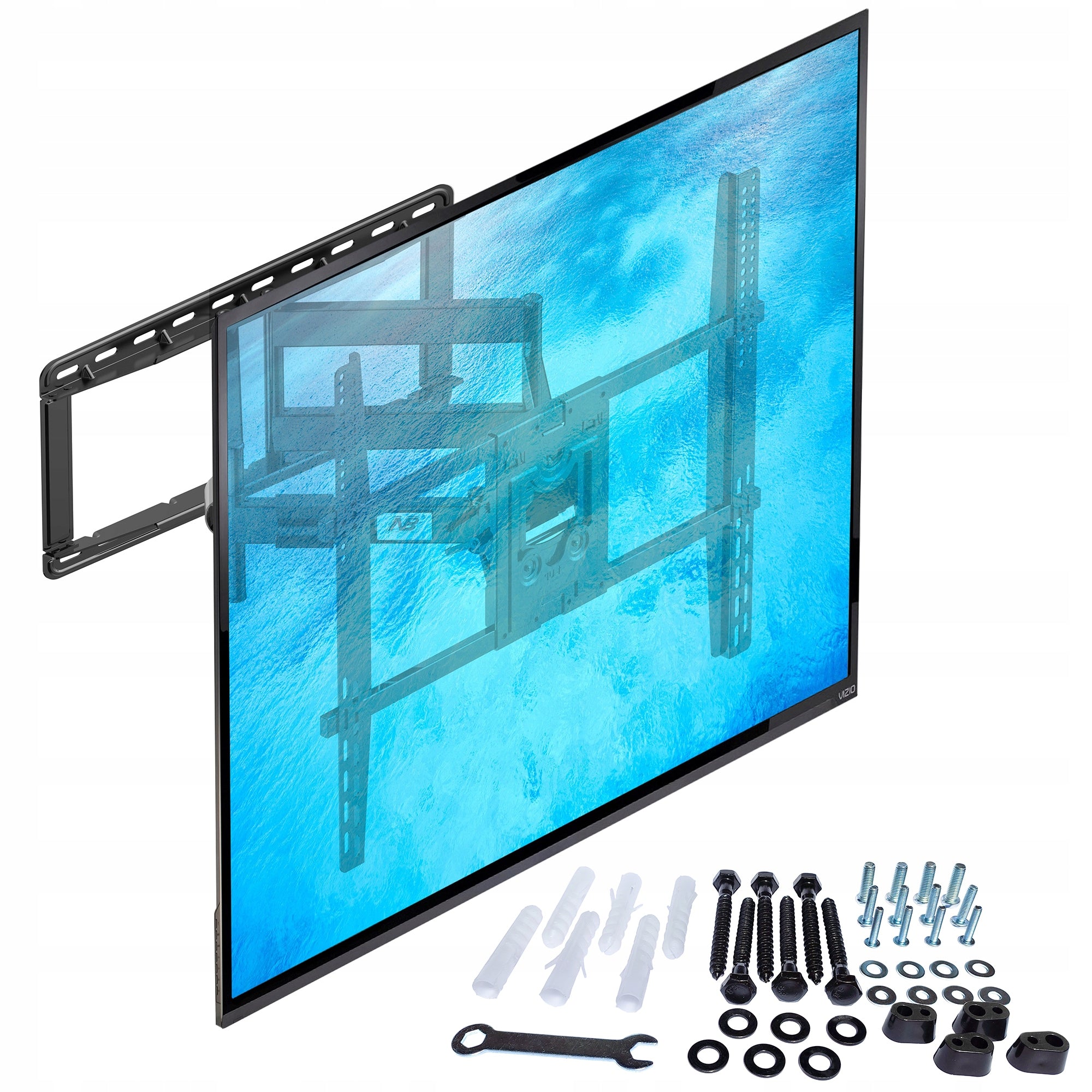 Mega Strong and Sturdy Rotating TV Mount TV Hanger 75-110" VESA
