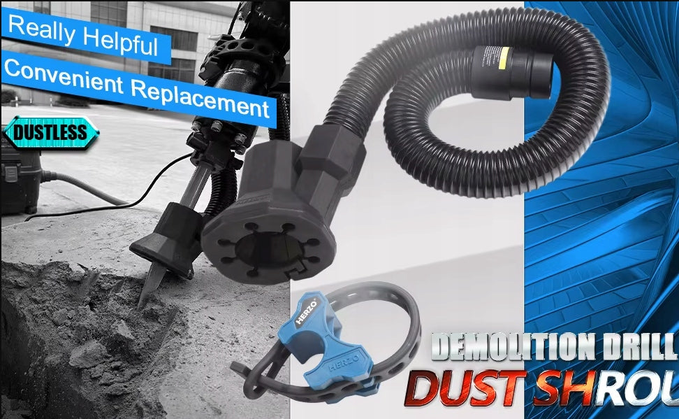Mega cheap dust extraction system for demolition hammer Maximum power 1.1 W