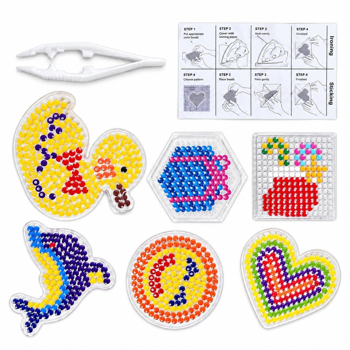Mega set 9000 ironing beads XXL creative for gift Manufacturer code PRASOWANKA PUDEŁKO WALIZKA SZABLONY 9000 SZT