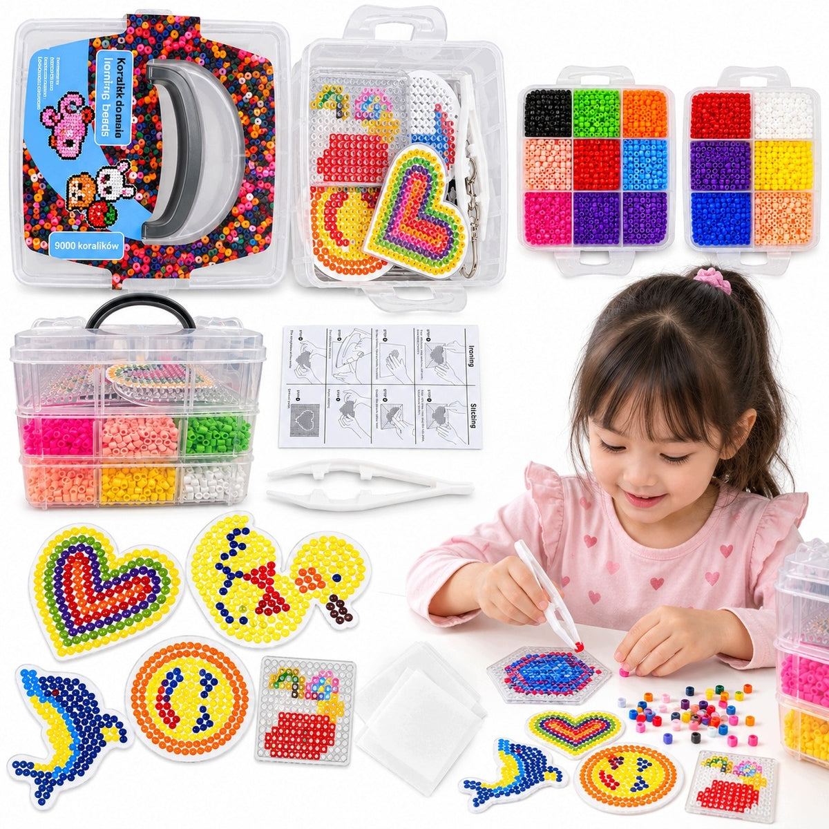Mega set 9000 ironing beads XXL creative for gift