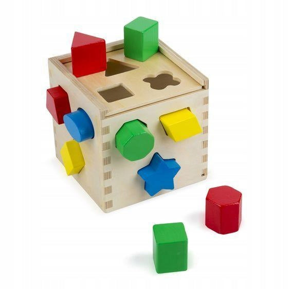 Melissa & Doug Cube 10575 Wooden Sorter