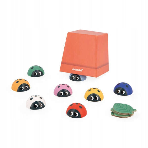 Memo Ladybugs Memory Game for Kids Color Recognition 2 Years+ Janod