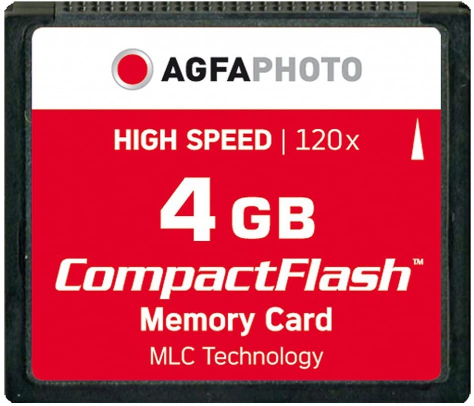 Memory Card AgfaPhoto Compact Flash 4GB High Speed 120x MLC
