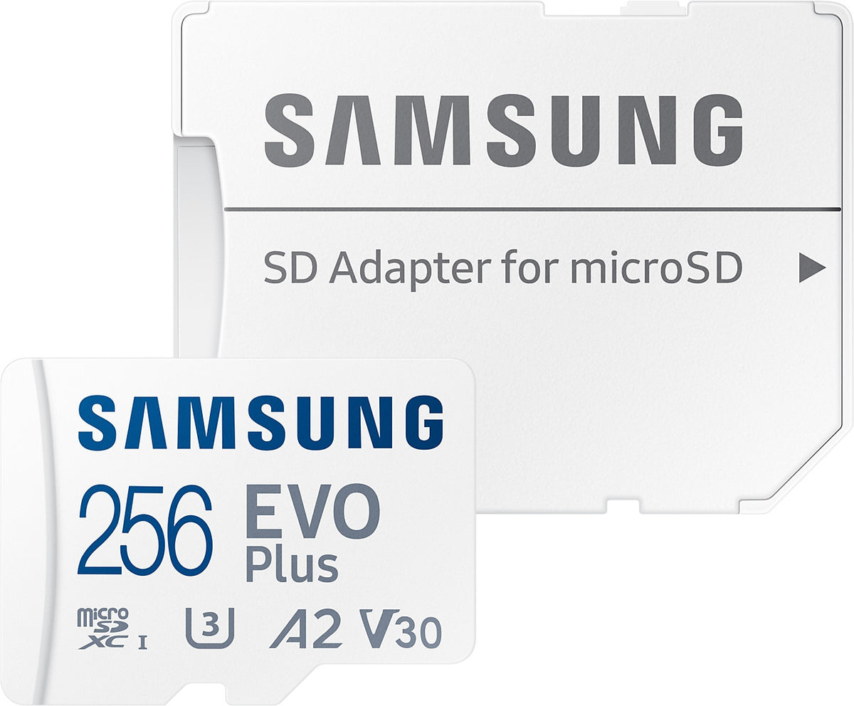 Memory Card SAMSUNG Evo Plus MicroSDXC 256GB + Adapter