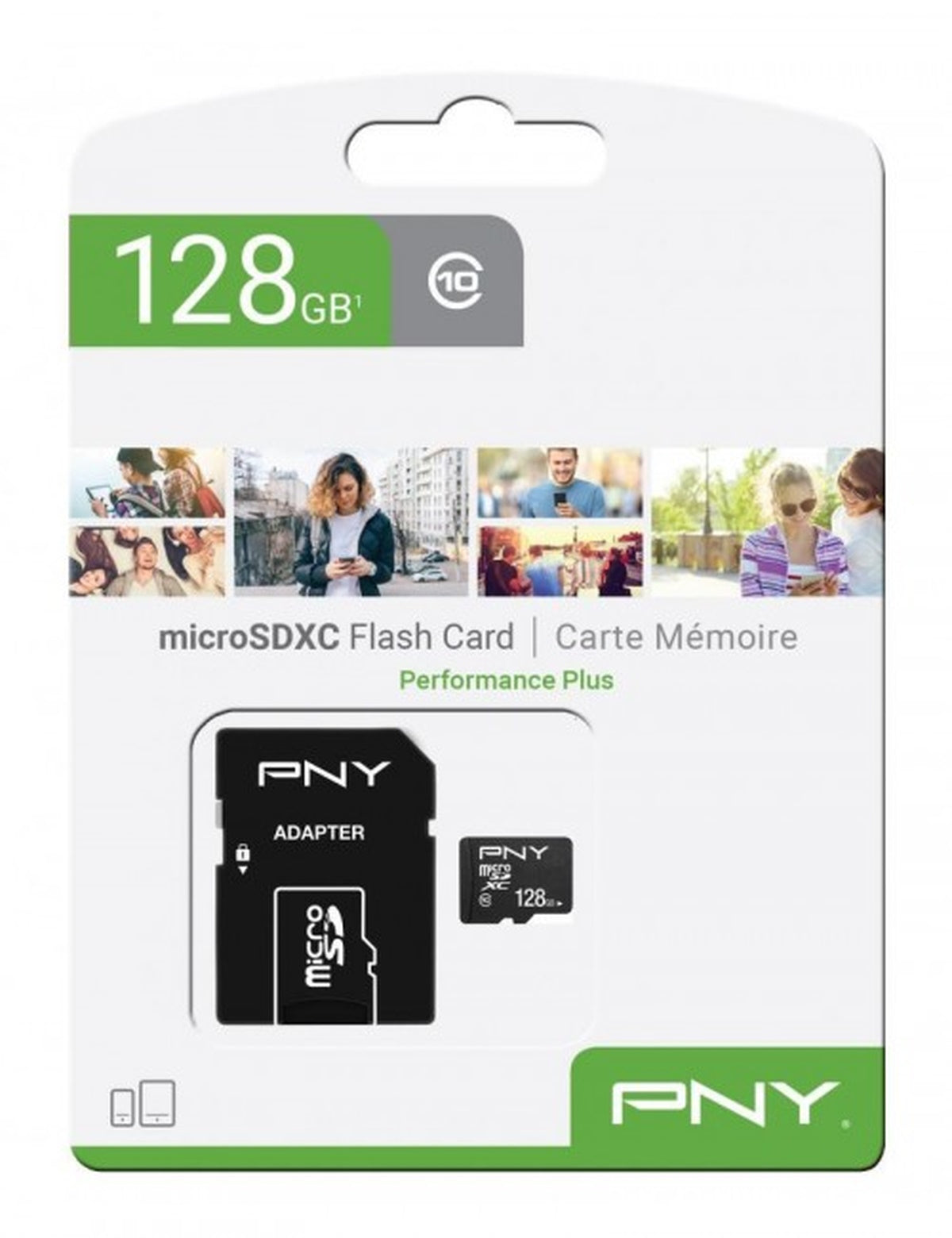 Memory card PNY MicroSDXC 128GB P-SDU12810PPL-GE Manufacturer code P-SDU12810PPL-GE