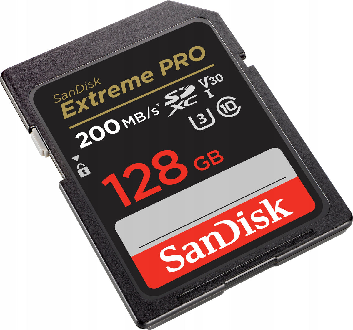 Memory card SANDISK Extreme PRO SDXC 128GB Speed classes U3 V30