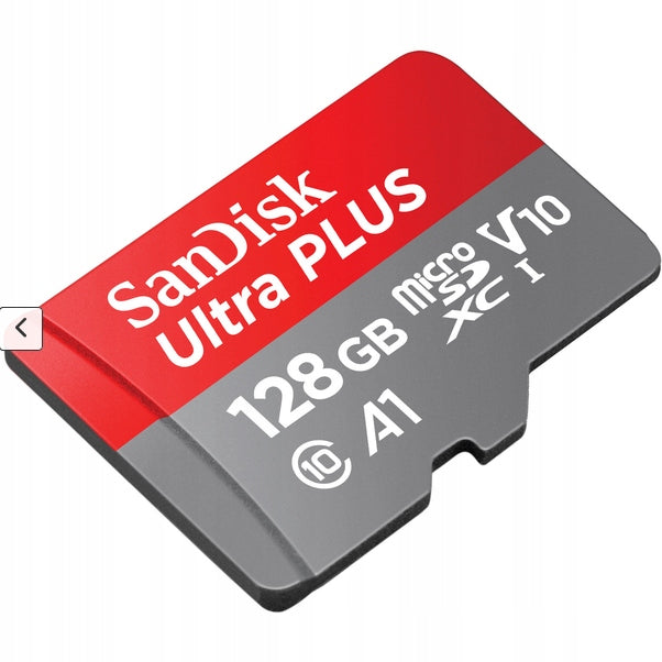 Memory card SanDisk Ultra Plus microSDXC 128 GB + adapter Packaging status original