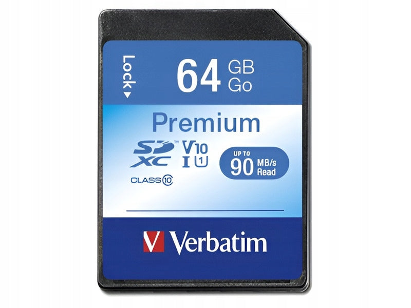 Memory card VERBATIM Premium SDXC 64GB