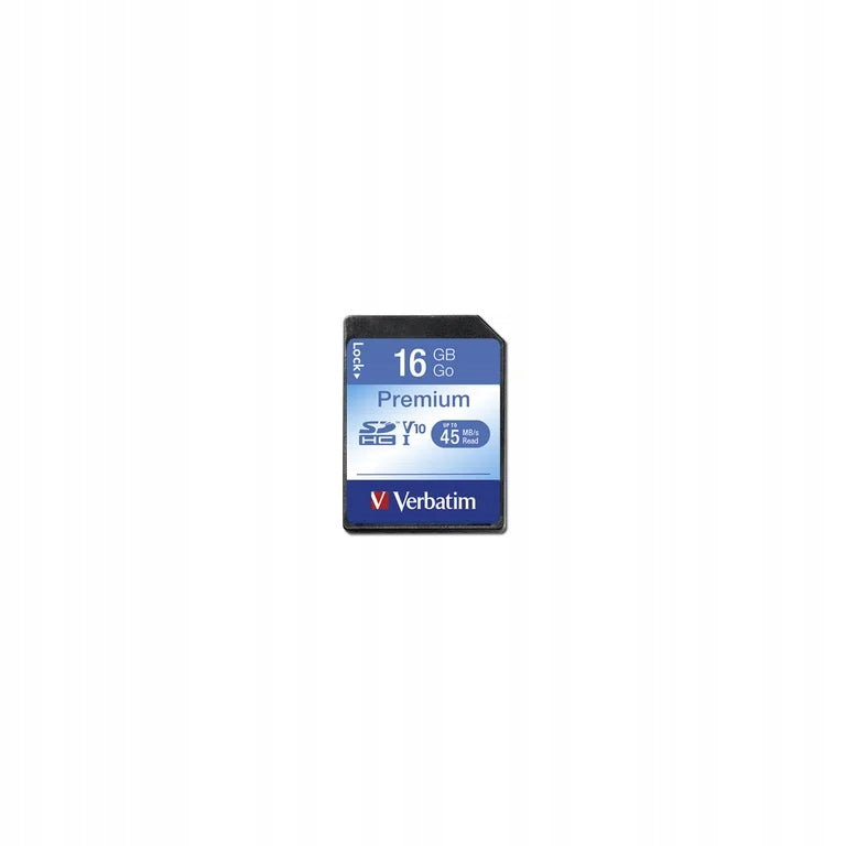 Memory card Verbatim Premium 16GB SDHC Manufacturer code 43962