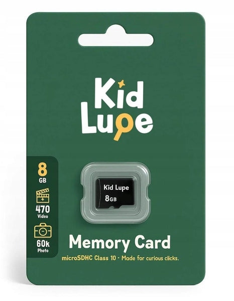 Memory card for microscope and binoculars microSDHC 8 GB KidLupe