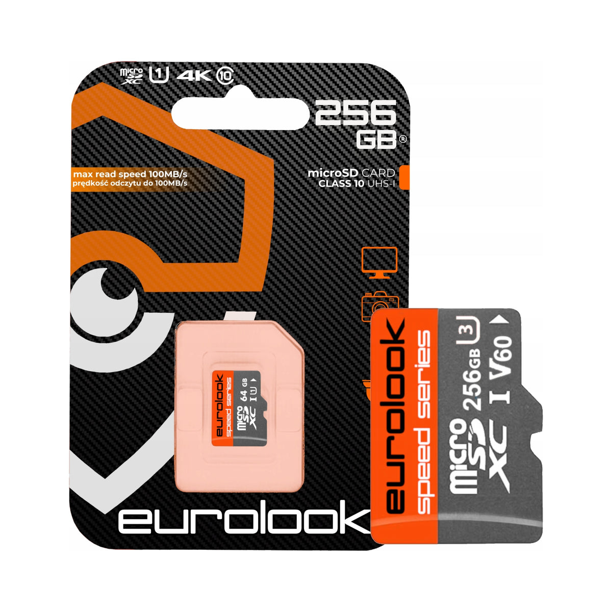 Memory card microSD Eurolook 128 GB SDXC C10 U3 V60