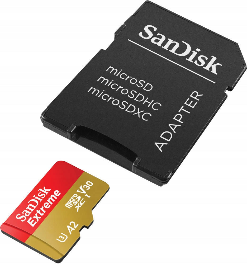 Memory card with adapter SanDisk microSDXC 256GB Extreme 190/130MB/s Packaging status original