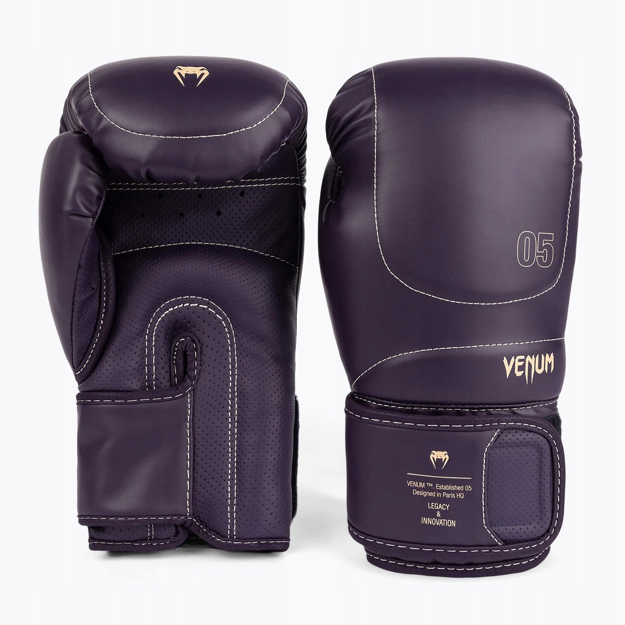 Men's Boxing Gloves Venum Impact Evo Boxing Gloves deep purple 10 oz