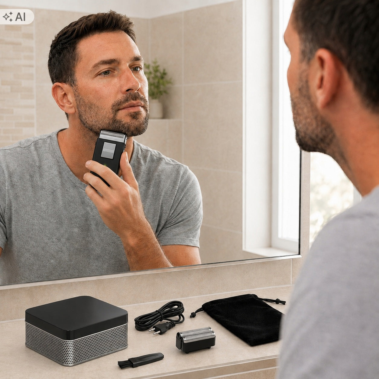 Men's Electric Shaver Wahl Travel Small Accurate Portable Machine Manufacturer code WAHL TRAVEL