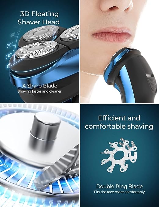 Men's Electric Shaver with Wet and Dry Trimmer RS8336 CITHOT Packaging status original