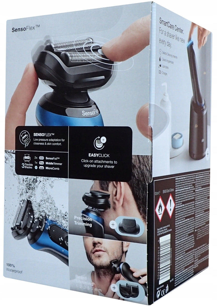 Men's Face Shaver Braun 60-B7500cc +Trimer Cleaning Station Manufacturer code 60-B7500cc
