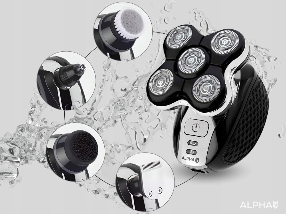 Men's Shaver + Shaving and Hair Machine + Beard and Head Nose Trimmer Packaging status original