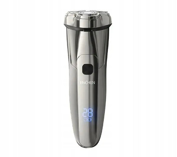 Men's shaver head Enchen Steel 3S Trimmer for 150min. work Silver