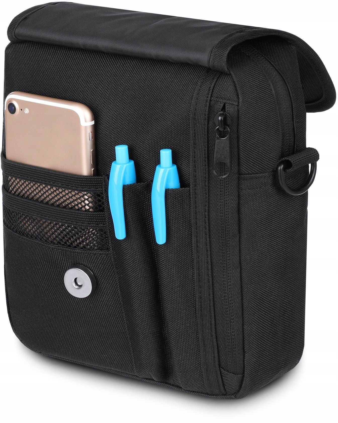 Men's shoulder sachet small sports bag for work black ZAGATTO Brand Zagatto