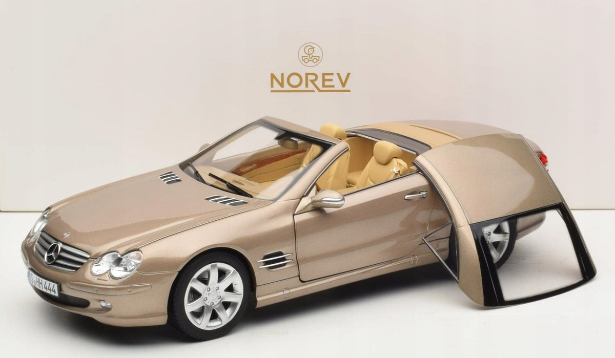 Mercedes-Benz SL 500 R230 Cabriolet Roadster with Hardtop 2003 Norev 1:18