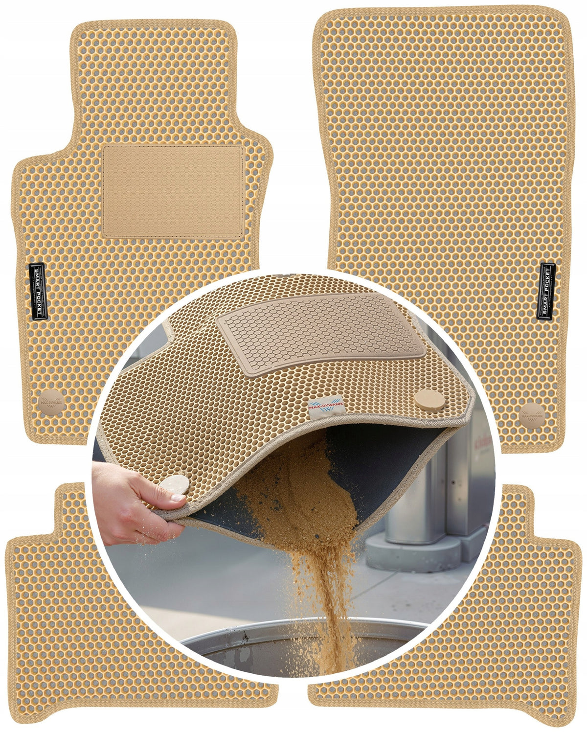 Mercedes CLS W219 Sedan 2004-2010 EVA SMART POCKET Rugs