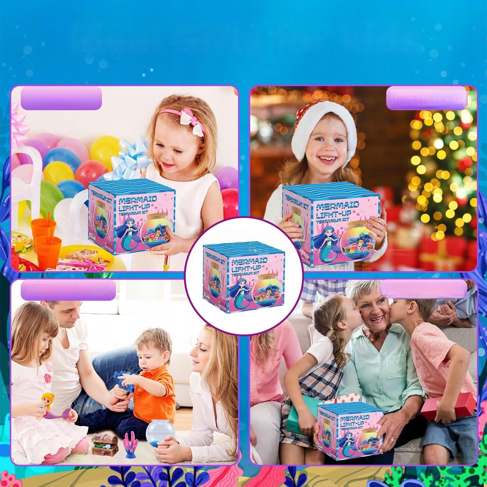 Mermaid Creative Kit for Girls Kinetic Sand DIY Night Light Manufacturer code 4896022069509