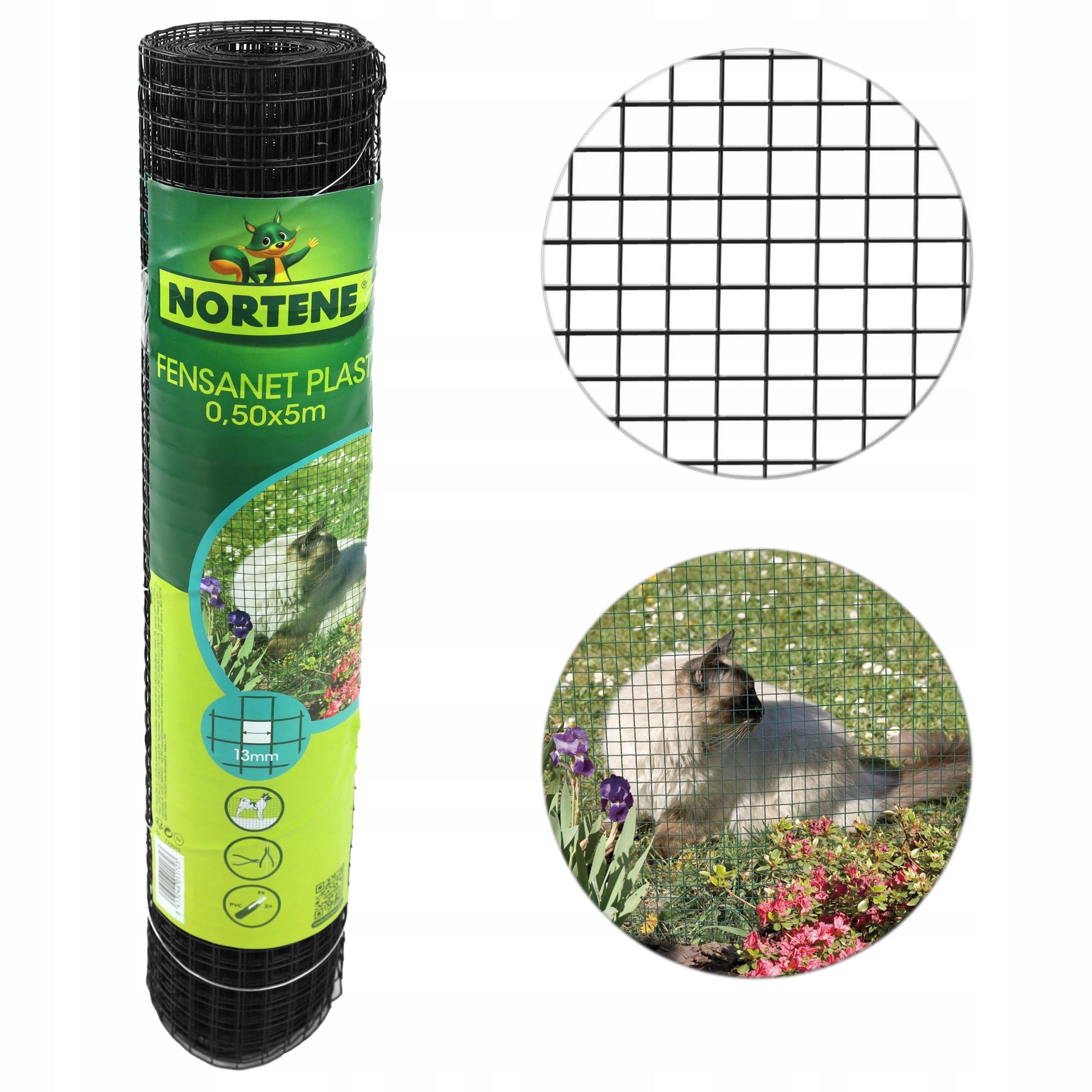 Mesh Anthracite 50cm 5m Welded Metal Coated for Discount Beds 0,5m Color gray